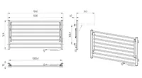 KÄTERÄTIKUIVATI LARIS "ASTOR P8" VALGE/PAREM 1000X500 R3 225W