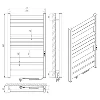 KÄTERÄTIKUIVATI LARIS "LAVINA P10" VALGE/PAREM 500X900 R2 