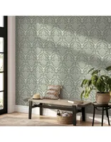 TAPEET ARTHOUSE STAG DAMASK SAGE GREEN 0,53X10,05M