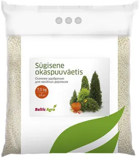 SÜGISENE OKASPUUVÄETIS BALTIC AGRO 7,5KG