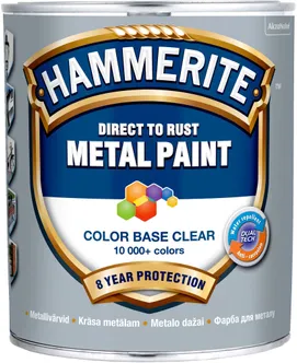 METALLIVÄRV HAMMERITE SMOOTH FINISH TINTING BASE BC 0,7L