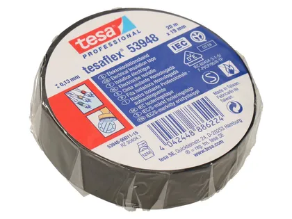 ISOLEER PVC 20MX19MM MUST TESA