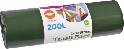 EHITUSPRÜGIKOTT EXTRA 200L 5TK RULLIS