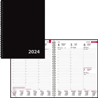 RAAMATKALENDER SULEMEES A4 VERTIKAALNE PLASTIKKAANED