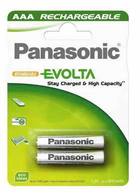 AKUPATAREI PANASONIC EVOLTA 750MAH P-03E/AAA 2TK/P