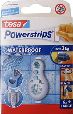 TEIP KAHEPOOLNE POWERSTRIPS WATERPROOF LARGE 6TK 20X50MM