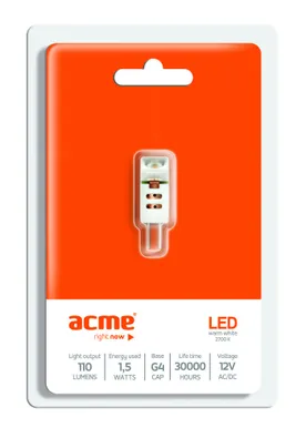 LEDLAMP 1,5W G4 2700K ACME