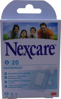 PLAASTRID 3M NEXCARE WATERPROOF 20TK