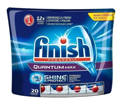 TABLETID NÕUDEPESUMASINALE FINISH QUANTUM MAX 20 TAB.