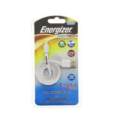 KAABEL HIGHTECH MICRO-USB VALGE ENERGIZER