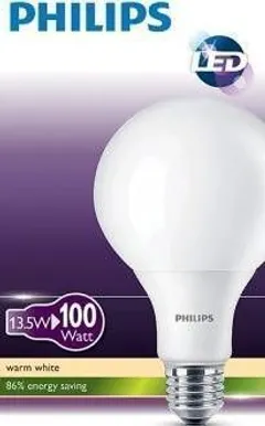 LED LAMP 13,5 - 100W E27 GLOBE WW 230V G93 FR