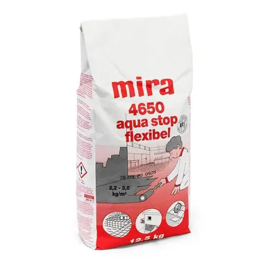 HÜDROISOLATSIOON MIRA 4650 AQUA-STOP 12,5KG