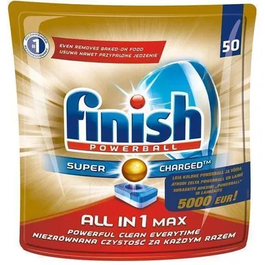 NÕUDEPESUTABLETID FINISH ALL-IN-1 MAX DIAMOND LEMON 50TK/PK