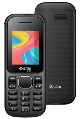 MOBIILTELEFON ESTAR A18 2SIM MUST