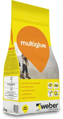 PLAATIMISSEGU WEBER MULTIGLUE 5 KG ELASTNE NATURAALVALGE