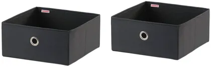 GARDEROOBIKAST LEIFHEIT 27,5X28X13CM MUST 2TK