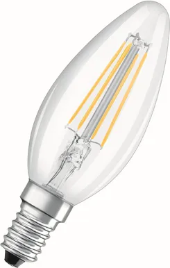 LED LAMP OSRAM LED RETROFIT CLASSIC 4W E14 B35 2700K 470LM