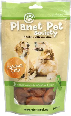 LEMMIKLOOMA MAIUS KOERALE PLANET PET SOCIETY KANAFILEETÜKID 100G