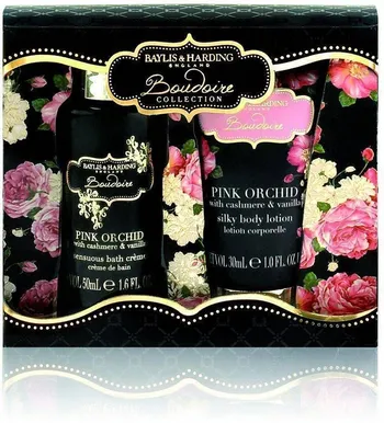 KINKEKOMPLEKT NAISTELE BAYLIS&HARDING PINK ORCHID WITH CASHMERE & VANILLA