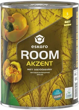 SEINAVÄRV ESKARO AKZENT ROOM 0,9L VALGE MATT