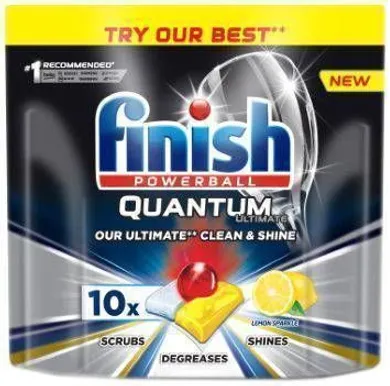 NÕUDEPESUMASINA TABLETID FINISH QUANTUM ULTIMATE LEMON, 10TK PAKIS