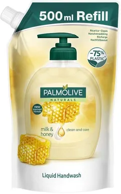 VEDELSEEP PALMOLIVE NATURALS MILK&HONEY TÄITEPAKEND 500ML