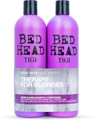 ŠAMPOON+PALSAM TIGI DUO DUMB BLONDE 2X750ML