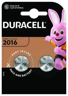 PATAREI DURACELL DL 2016 3V LIITIUM 2TK PAKIS 