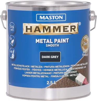 METALLIVÄRV MASTON HAMMER 2,5L SILE TUMEHALL