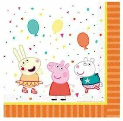 SALVRÄTIKUD PEPPA PIG 33X33CM 16TK PAKIS