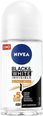 DEODORANT ROLL NIVEA BLACK&WHITE ULTIMATE IMPACT NAISTELE 50ML