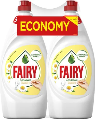 NÕUDEPESUVAHEND FAIRY SENSITIVE CHAMOMILE 2X900ML