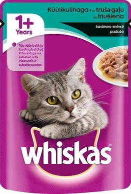 LEMMIKLOOMA KIISUEINE WHISKAS KÜÜLIKULIHA 100 G