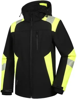 TÖÖJOPE PESSO SOFTSHELL ASTRA HV MUST/KOLLANE XL