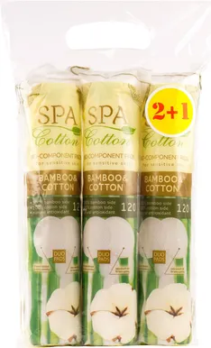 VATIPADJAD AURA SPA COTTON MULTYPACK 3X120TK