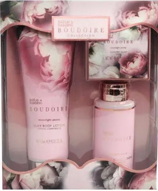 KINKEKOMPLEKT BAYLIS&HARDING BOUDOIRE MOONLIGHT PEONY 3-OSALINE