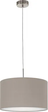 LAELAMP EGLO PASTERI 1X60W E27 D380MM NIKKEL/TAUPE