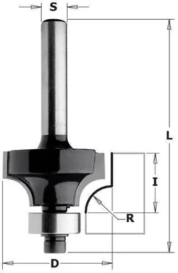 ÜLAFREESI TERA LAAGRIGA CMT S=8MM D=16,7MM