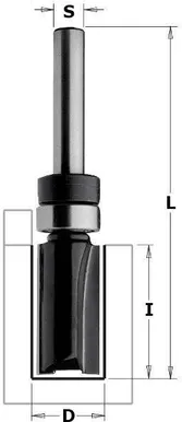 ÜLAFREESI TERA LAAGRIGA CMT S=8MM D=22MM