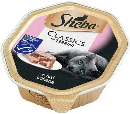 LEMMIKLOOMA KASSIPASTEET SHEBA LÕHEGA 85G