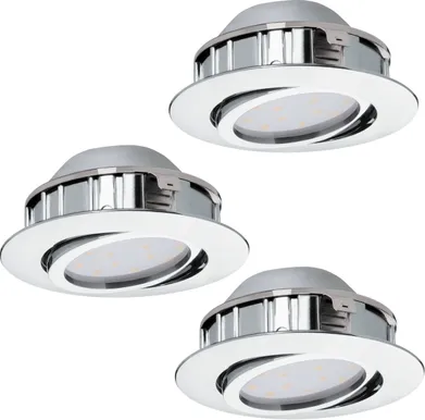 RIPPLAEVALGUSTI EGLO PINEDA 3X4,9W LED 3X500LM 3000K KROOM