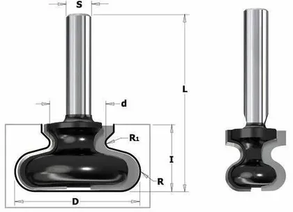 ÜLAFREESI TERA CMT TÕMBELIISTULE S=8MM D=38,1MM