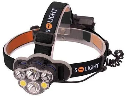 PEALAMP SOLIGHT 4X4 LED PUNASE VALGUSEGA USB-LAETAV