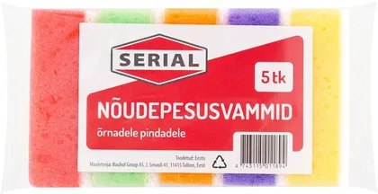 NÕUDEPESUSVAMMID SERIAL ÕRNADELE PINDADELE 5TK