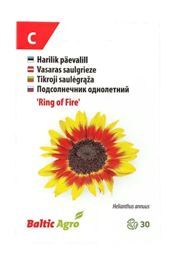 SEEMNED BALTIC AGRO PÄEVALILL 'RING OF FIRE' OMAPÄRASE VÄRVIGA, 0S