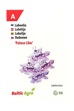 SEEMNED BALTIC AGRO LOBEELIA 'LILAC PALACE' LILLA VALGE SILMAGA, 50 PILL