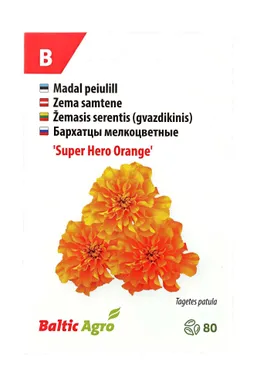 SEEMNED BALTIC AGRO PEIULILL 'SUPER HERO ORANGE' ORANŽID ÕIED, 80S