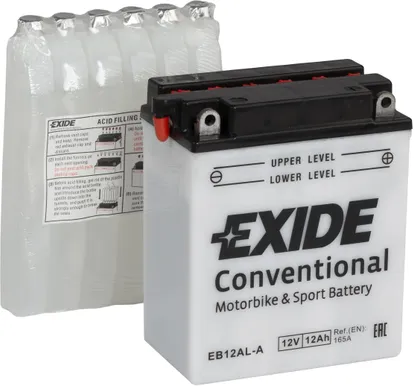 MOTOAKU EXIDE 12V 12AH YB12AL-A 134X80X160MM