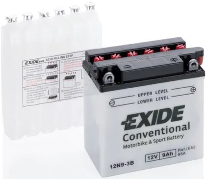 MOTOAKU EXIDE 12V 9AH 12N9-3B 135X75X139MM