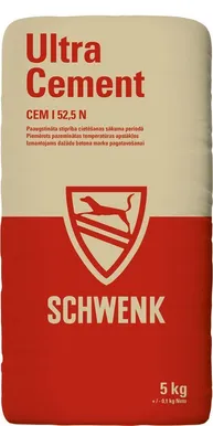 TSEMENT SCHWENK ULTRA CEM I 52,5 N HALL 5KG